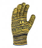 4242 Рукавички універсал Долоні рукавиці долоні трикотажні пвх "Рябочка" 10 клас Doloni, фото 2