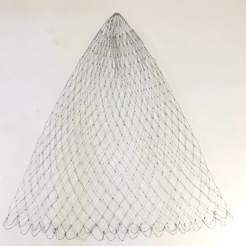 Сітка для підсака кругла 70 см, кордова нитка, міцна, не вбирає запахи, для риболовлі, рибальський аксесуар, Китай