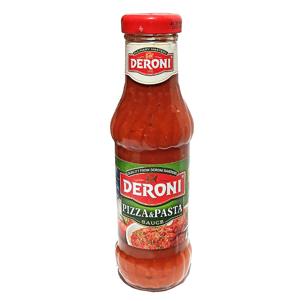 Соус для піци та пасти 320 грам Sauce pizza pasta Deroni