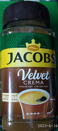 Кофе растворимый Jacobs Velvet Якобс Вельвет 200г (ID#560551855), цена ...