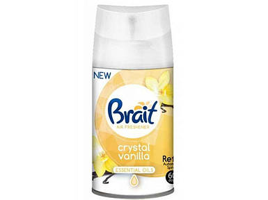 Змінний балон для автом-го аром-ра Cristal Vanilla 250мл ТМ Brait FG