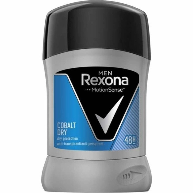 Дезодорант-стік чоловічий Rexona Men Cobalt Dry антиперспірант твердий. Оригінал