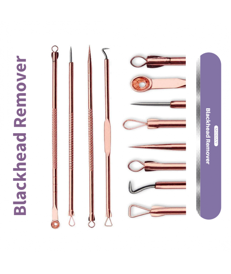 Інструменти косметичні для видалення вугрів MODAY Blackhead Remover 8 пристроїв, фото 1