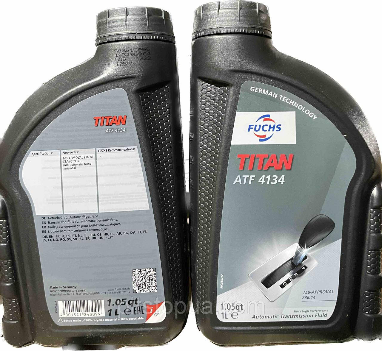 Titan ATF 4134, 600631703, 1 Л. — в Категории "Трансмиссионные и ...