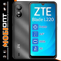 Смартфон ZTE Blade L220 1/32Gb Black UA UCRF