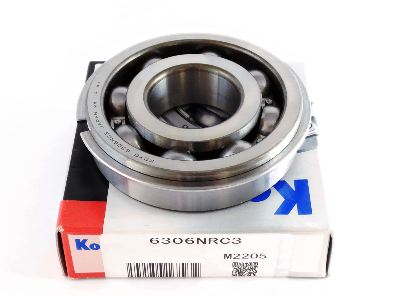 6306 NRC3 підшипник Koyo Японія (з проточкою під стопорне кільце + стопорне кільце)