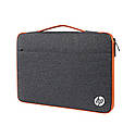 Сумка для ноутбука або документів 15,6" Сіра з жовтогарячим (код: IBN039SJ2), фото 2