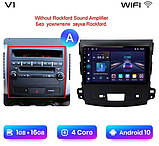Junsun 4G Android магнітолу для Mitsubishi Outlander XL2 2005-2011 Peugeot 4007 для Citroen C-Crosser, фото 3