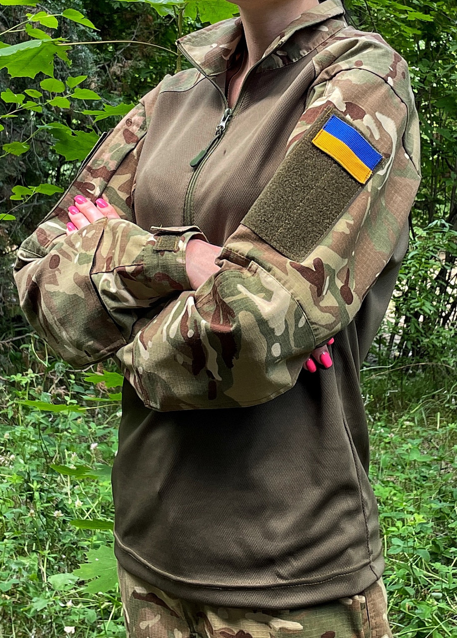 Тактична жіноча літня бойова сорочка ЗСУ "Убакс Мультикам" UBACS Multicam