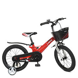 Дитячий велосипед LANQ WLN1650D-3N Hunter колеса 16" рама магнієвий сплав, корзинка