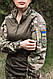 Тактична жіноча літня бойова сорочка ЗСУ "Убакс Мультиком" UBACS Multicam L, фото 6