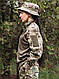 Тактична жіноча літня бойова сорочка ЗСУ "Убакс Мультиком" UBACS Multicam L, фото 7