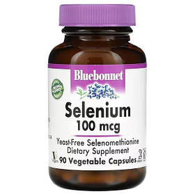 Селен (Selenium) 100 мкг Bluebonnet Nutrition 90 рослинних капсул