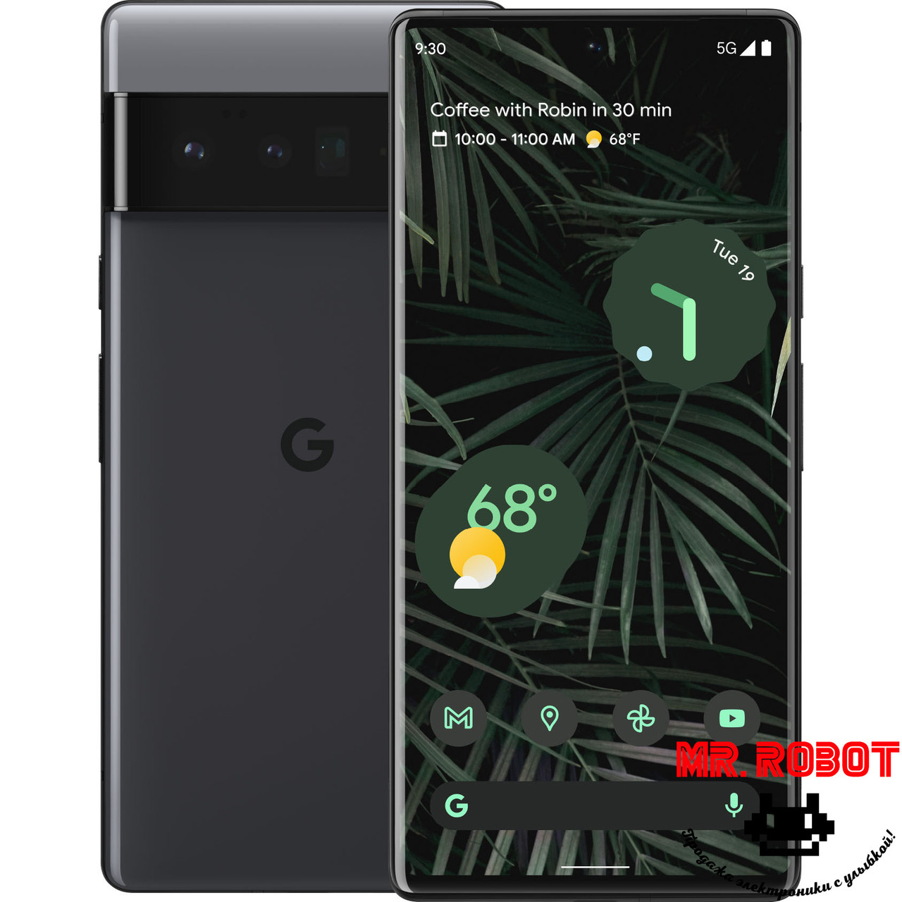 НОВЫЙ Google Pixel 6a 6/128GB черный (ГАРАНТИЯ) Global (все операторы) - фото 1 - id-p1872621314