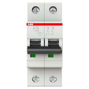 Автоматичний вимикач S202-B63 2Р 63A В 6кА System pro M compact S200 Standart ABB 2CDS252001R0635, фото 3