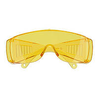 Очки защитные желтые, материал линз поликарбонат, защита от удара,оптический класс 1 INTERTOOL SP-0082