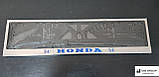 Рамка номерного знаку з написом та логотипом "Honda", фото 3