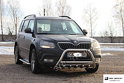 Захист переднього бампера - Кенгурятник Skoda Yeti (09-13)3))