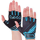 Рукавиці для фітнесу рукавички спортивні Zelart Fitness Gloves 3887 розмір M Black-Blue, фото 8