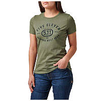 Женская футболка 5.11 WOMEN'S PURPOSE CREST TEE 69257 Medium, Олива (Olive)