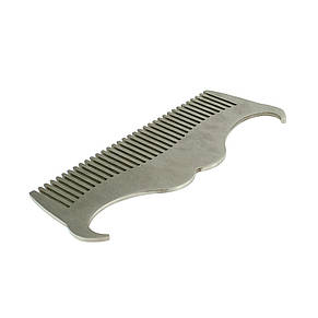 Гребінець металевий для бороди "Вуса Barber", фото 3