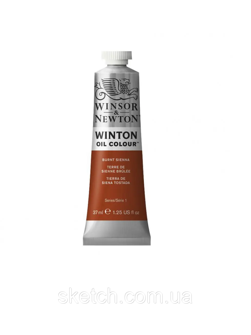Олійна фарба WINSOR & NEWTON Winton Oil Colour, №74 Сієна палена, 37мл
