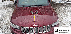 Хром накладка на капот для Jeep Grand Cherokee WK2 ( 2010+ )