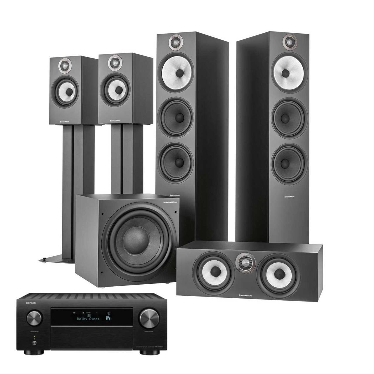 Домашній кінотеатр 5.1 Bowers & Wilkins 603 S2 + Denon AVC-X3800H