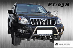 Захист переднього бампера - Кенгурятник Toyota Land Cruiser Prado 120 (02-09)