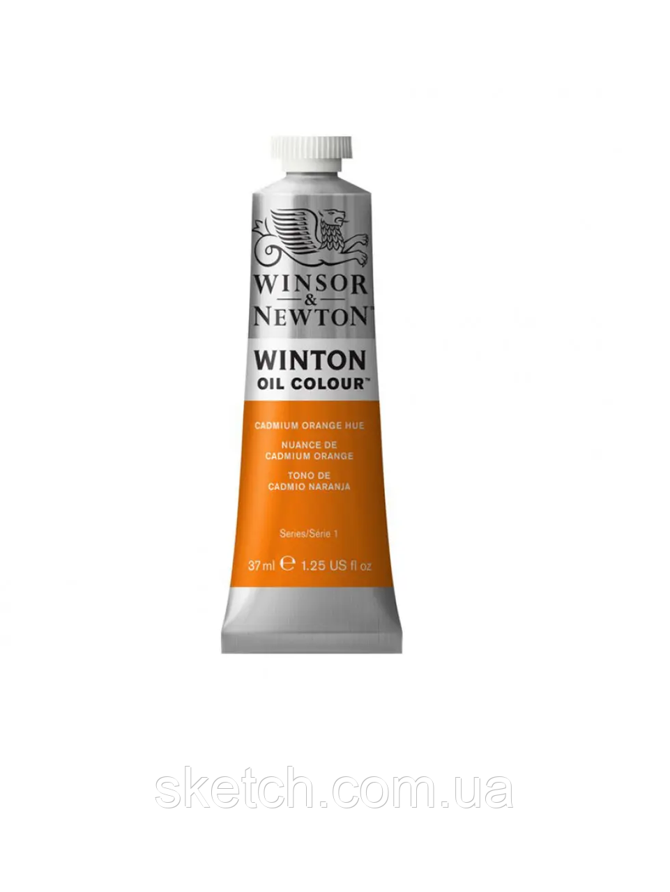 Олійна фарба WINSOR & NEWTON Winton Oil Colour, №90 Кадмій помаранчевий, 37мл, фото 1