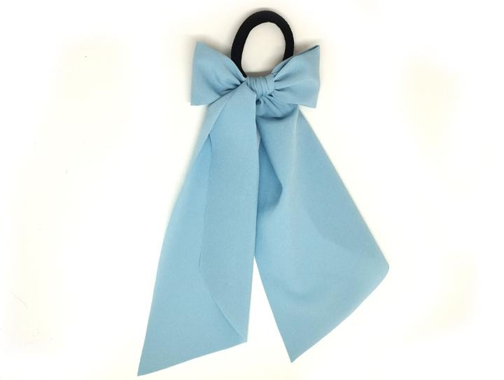 Бант Твіллі на гумці блакитний, фото 1