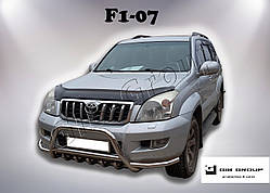 Захист переднього бампера -Кенгурятник Toyota Land Cruiser Prado 120 (2002-2009)