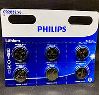 Батарейки Philips CR2032 опт (литиевая, 3V)