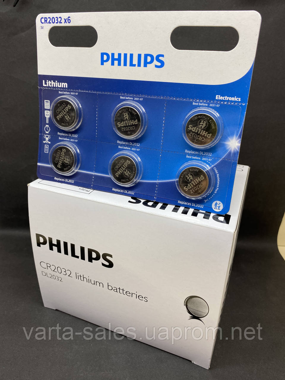 Батарейки Philips CR2032 опт (литиевая, 3V) - фото 5 - id-p1872628905