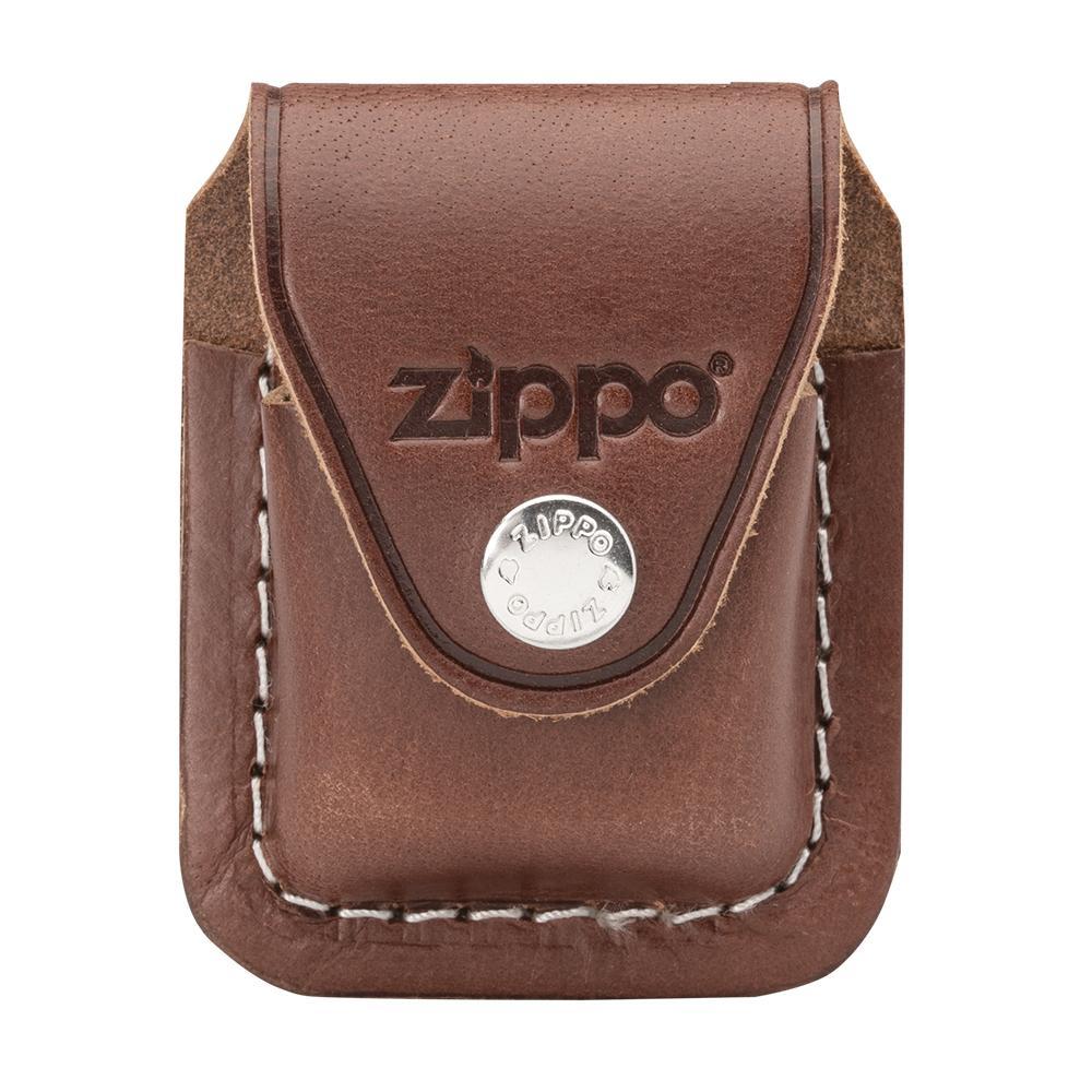 Чохол для запальнички Zippo LPCB коричневий на кліпсі