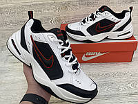 Мужские кроссовки Nike Air Monarch Nike M2K бело - черные Найк Монарх мужские. Новая коллекция 2023 Весна Лето