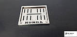 Рамка номерного знаку з написом і логотипом "Honda" для мотоцикла, фото 4