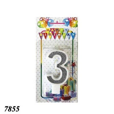 Свічка тортова цифра 3