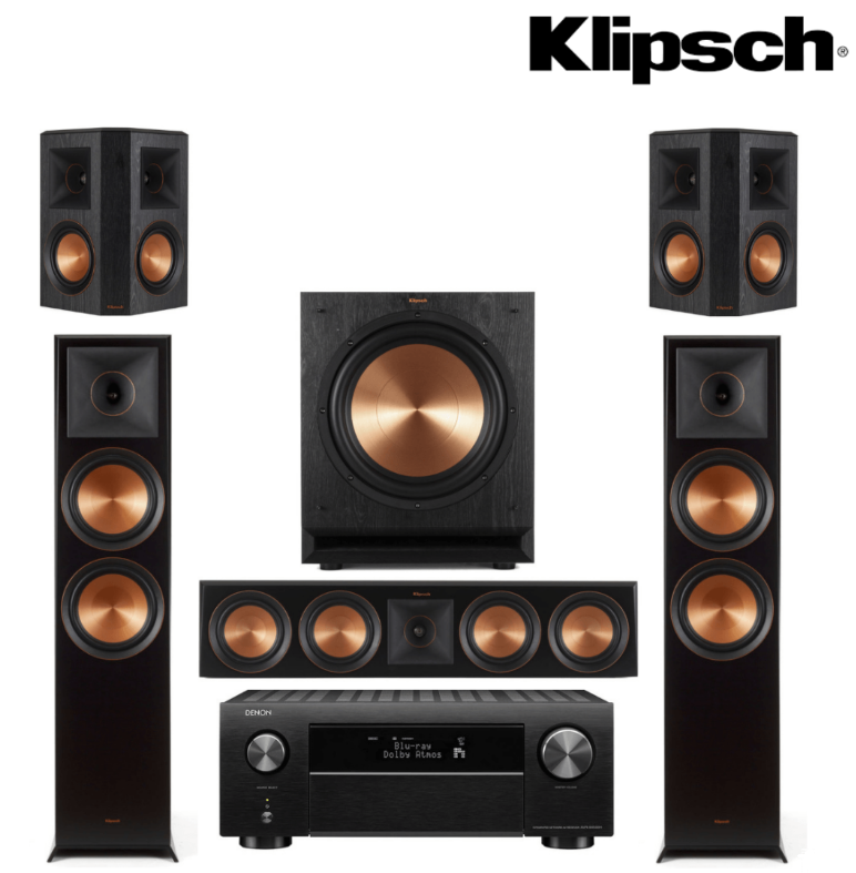Домашній кінотеатр 5.1 Klipsch RP-8000F II + Denon AVC-X4800H