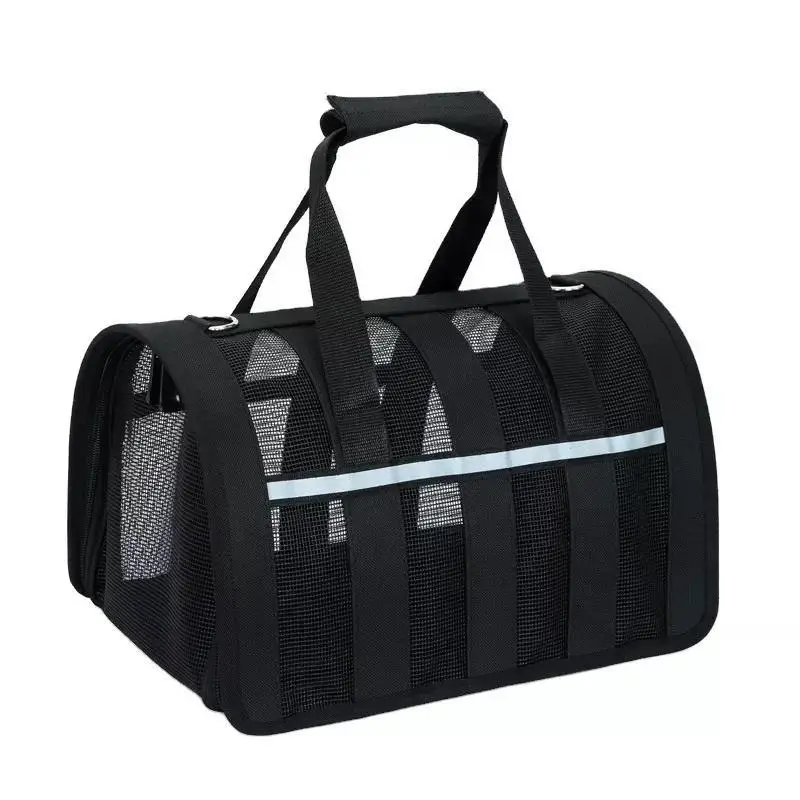 Сумка перенесення для котів та собак L 49x28x27 см CosmoPet CP-46 Black