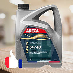 Areca повністю синтетична моторна олива F4500 5W-40 4л