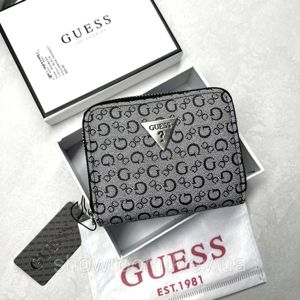 Жіночий маленький гаманець Guess (1211-1) grey