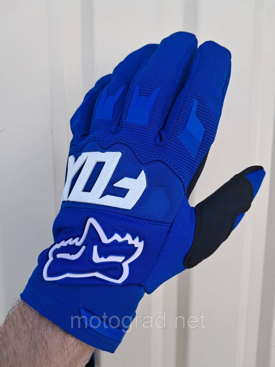 Рукавиці DIRTPAW mod:025 синьо-білі FOX, фото 1