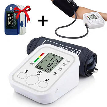 Автоматичний тонометр на плече ARM Style BW-3205 + Подарунок Пульсометр на палець LK88