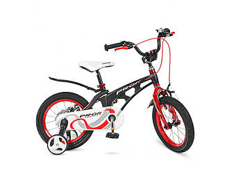 Велосипед дитячий двоколісний Profi Infinity 18" Чорно-червоний (LMG18201 black/red) рама магнієвий сплав