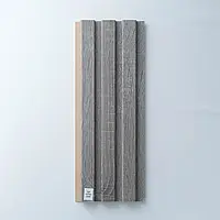Образец 30 см Стеновая реечная панель МДФ, 1 шт. Дуб Сонома Серый