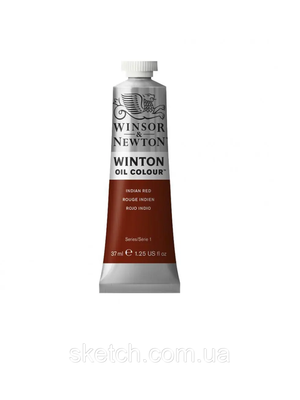 Олійна фарба WINSOR & NEWTON Winton Oil Colour, №317 Індійський червоний, 37мл