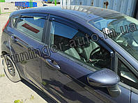 Дефлектори вікон (вітровики) Ford Fiesta 2008- (Hic)