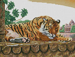 Картина стразами Dream Art Сон (бенгальський тигр) (40 х 53 см) (DA-31837) 40 х 53 см (Без підрамника)