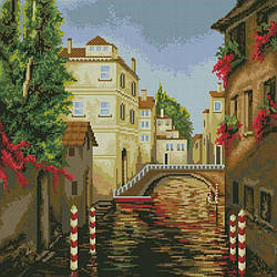 Картина стразами Dream Art Венеція (50 х 50 см) (DA-31717) 50 х 50 см (Без підрамника)